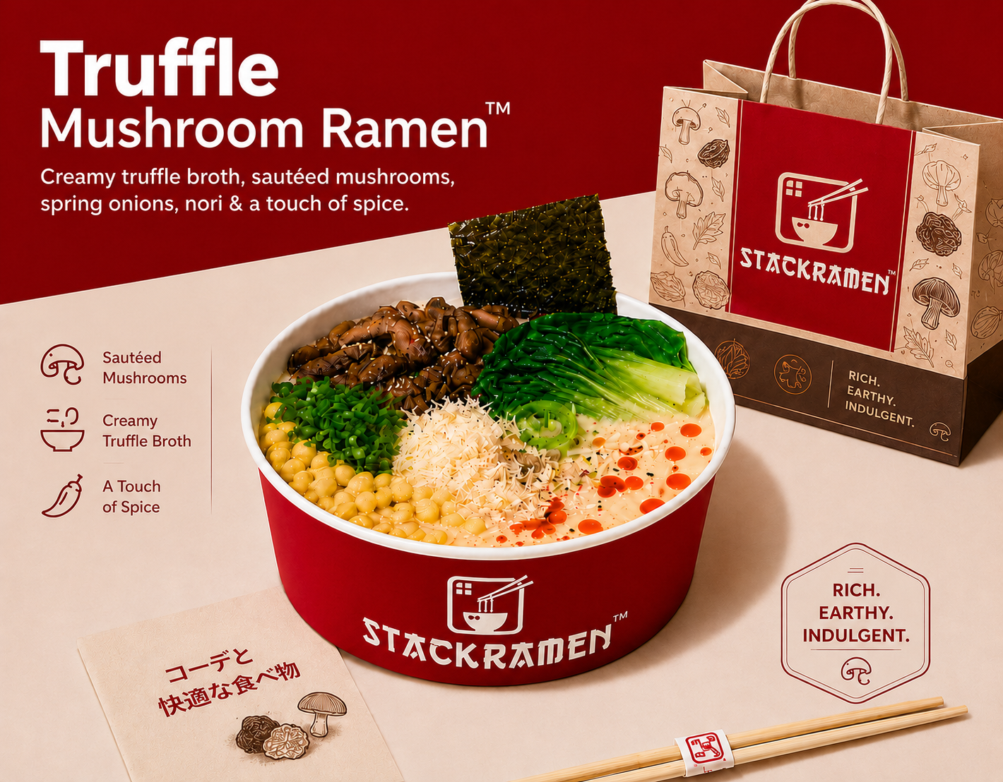 Signature ramen bowl