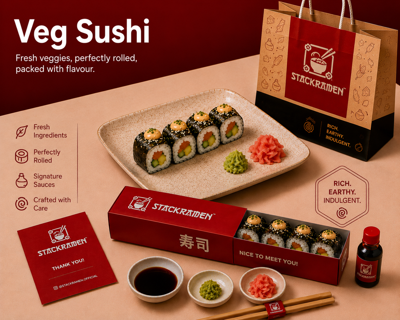 Veg Sushi Ahmedabad